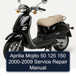 2000-2009 Aprilia Mojito Service Repair Workshop Manual PDF