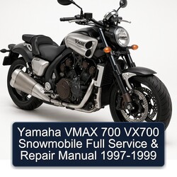 1997-1999 Yamaha Vmax 700 VX700 Snowmobile Service Repair Workshop Manual PDF