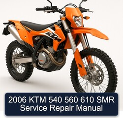 2006 KTM 540 560 610 SMR Service Repair Workshop Manual PDF