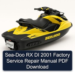 2001 SEA-DOO RX DI Service Repair Workshop Manual PDF