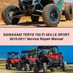 2010-2011 Kawasaki Teryx 750 FI 4x4 LE Sport Service Repair Workshop Manual PDF