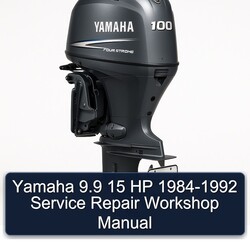 1984-1992 Yamaha 9.9 15 HP Service Repair Workshop Manual PDF