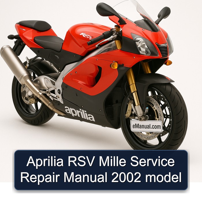 2002 Harley Davidson Model S Aprilia RSV Mille Service Repair Workshop Manual PDF