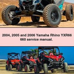 2006 Yamaha Rhino YXR66 660 Service Repair Workshop Manual PDF