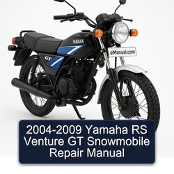 2004-2009 Yamaha RS Venture GT Snowmobile Repair Manual 