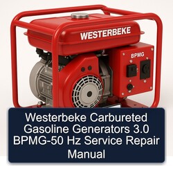 Westerbeke Carbureted Gasoline Generators 3.0 BPMG-50 Hz Service Repair Workshop Manual PDF