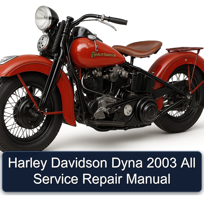 2003 Harley Davidson Model 125 Dyna All Service Repair Workshop Manual PDF