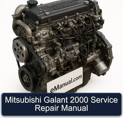2000 Mitsubishi 4 D Series Galant Service Repair Workshop Manual PDF