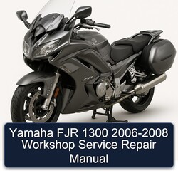 2006-2008 Yamaha FJR Models 1300 Service Repair Workshop Manual PDF