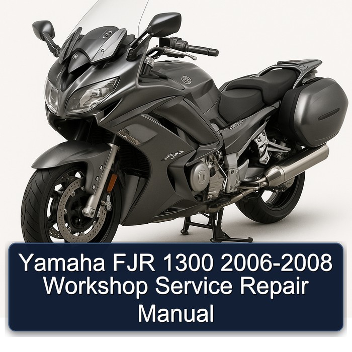 2006-2008 Yamaha FJR Models 1300 Service Repair Workshop Manual PDF