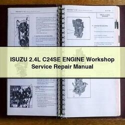 Isuzu 2.4l C24SE Engine Service Repair Workshop Manual PDF