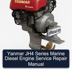 Yanmar JH4 Series Marine Diesel Engine Service Repair Workshop Manual PDF