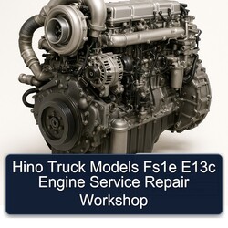 Hino E13C Truck Models FS1E Engine Service Repair Workshop Manual PDF