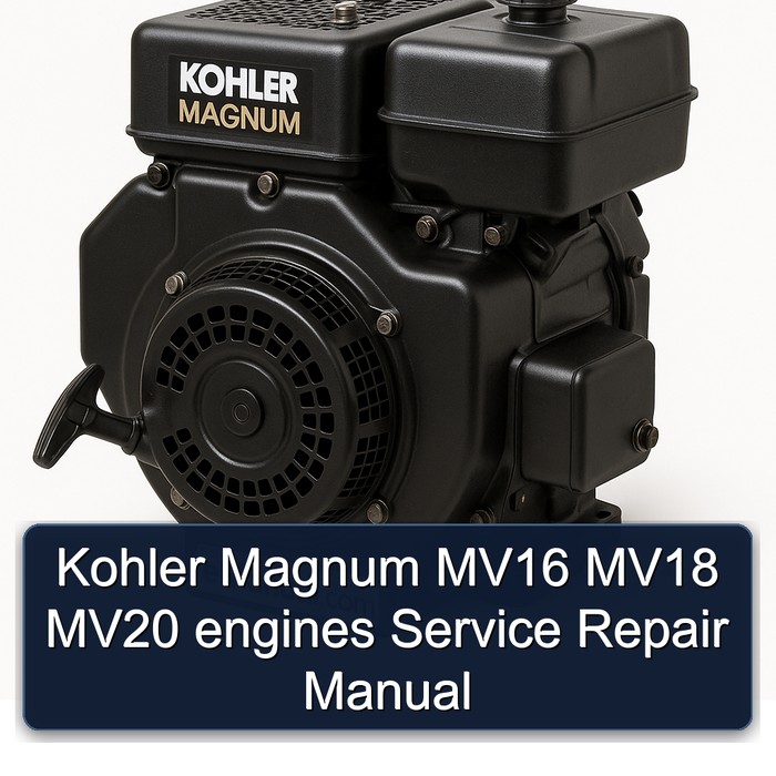 Kohler Magnum Models MV16 MV18 MV20 Engines Service Repair Workshop Manual PDF