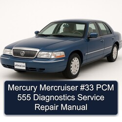 Mercury Mercruiser 33 PCM 555 Diagnostics Service Repair Workshop Manual PDF