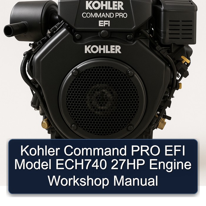 Kohler Command Pro EFI Models Model ECH740 27HP Engine Service Repair Workshop Manual PDF
