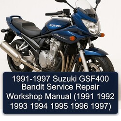 1991-1997 Suzuki GSF Bandit Series GSF400 Service Repair Workshop Manual PDF