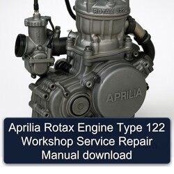 Aprilia Rotax Engine Type 122 Service Repair Workshop Manual PDF