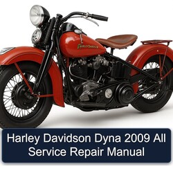 2009 Harley Davidson Dyna All Service Repair Workshop Manual PDF
