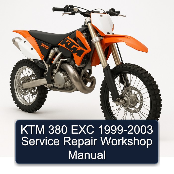 1999-2003 KTM 380 EXC Service Repair Workshop Manual PDF