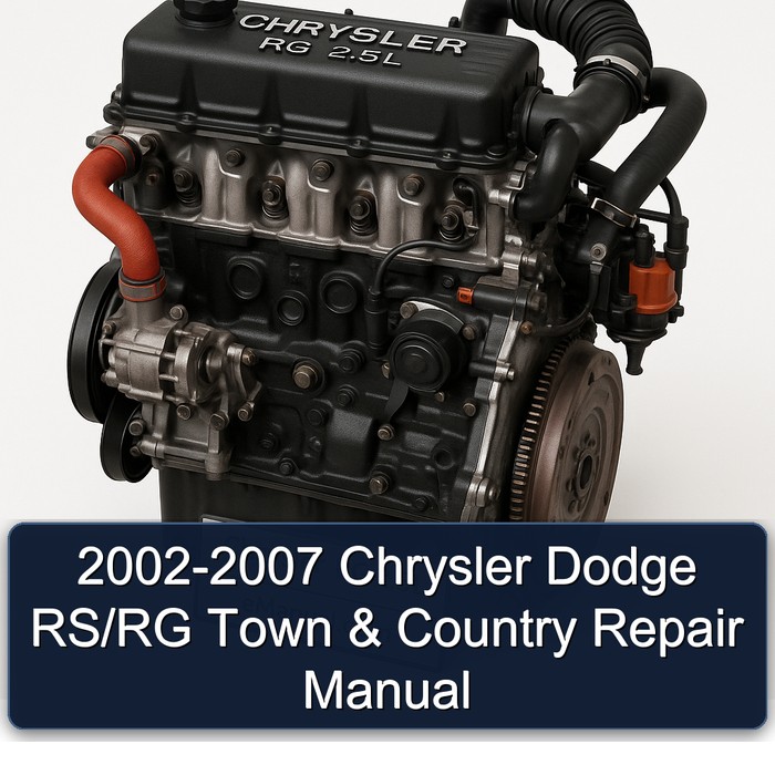 2002-2007 Chrysler RG 2.5l Dodge Rs/rg Town Country Service Repair Workshop Manual PDF