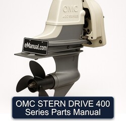 OMC Stern Drive 400 Series Parts Catalog PDF
