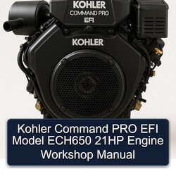 Kohler Command Pro EFI Models Model ECH650 21HP Engine Service Repair Workshop Manual PDF