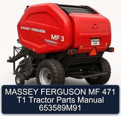 Massey Ferguson MF 471 T1 Tractor Parts 653589m91 Catalog PDF