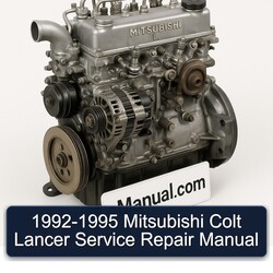 1992-1995 Mitsubishi Lancer Colt Service Repair Workshop Manual PDF