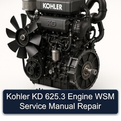 Kohler KD Series 625.3 Engine WSM Service Repair Workshop Manual PDF