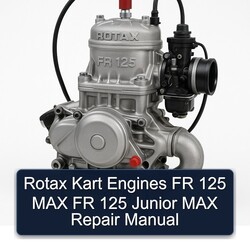 Rotax FR 125 Kart Engines MAX Junior Service Repair Workshop Manual PDF