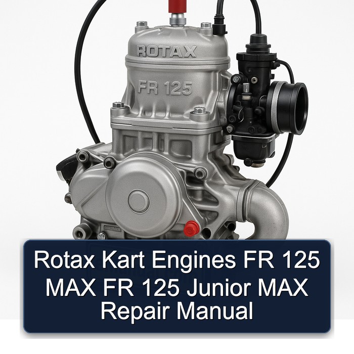 Rotax FR 125 Kart Engines MAX Junior Service Repair Workshop Manual PDF