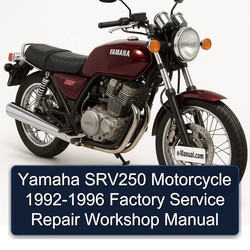 1992-1996 Yamaha SRV250 Motorcycle Service Repair Workshop Manual PDF