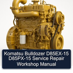 Komatsu Bulldozer D85ex-15 D85px-15 Service Repair Workshop Manual PDF