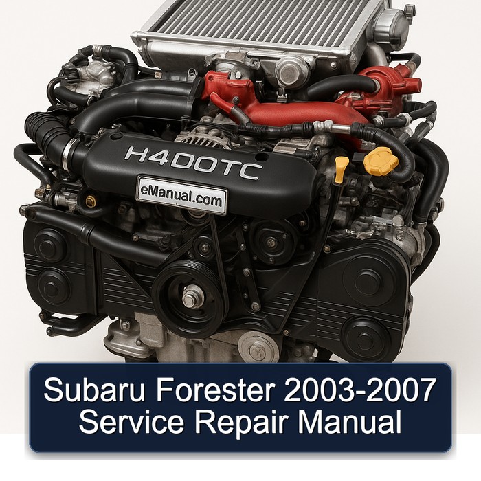 2003-2007 Subaru Forester Service Repair Workshop Manual PDF