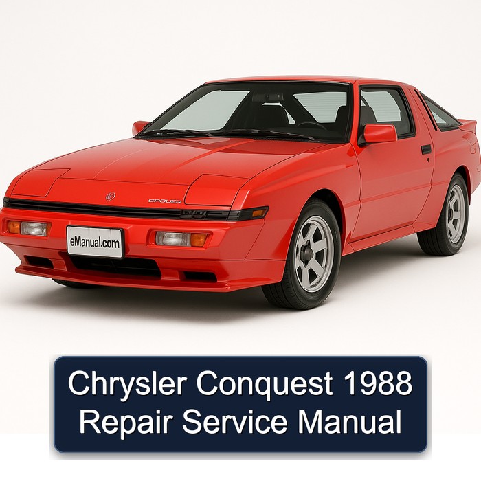 1988 Chrysler Conquest Service Repair Workshop Manual PDF