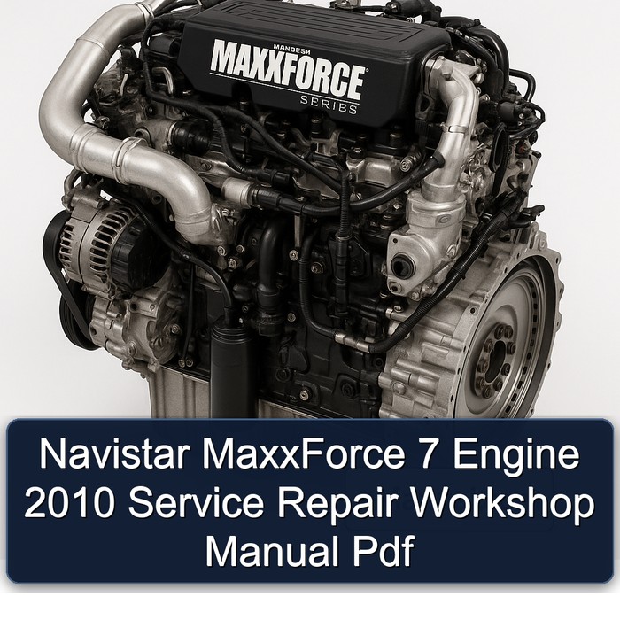 2010 Navistar Maxxforce 7 Engine Service Repair Workshop Manual PDF