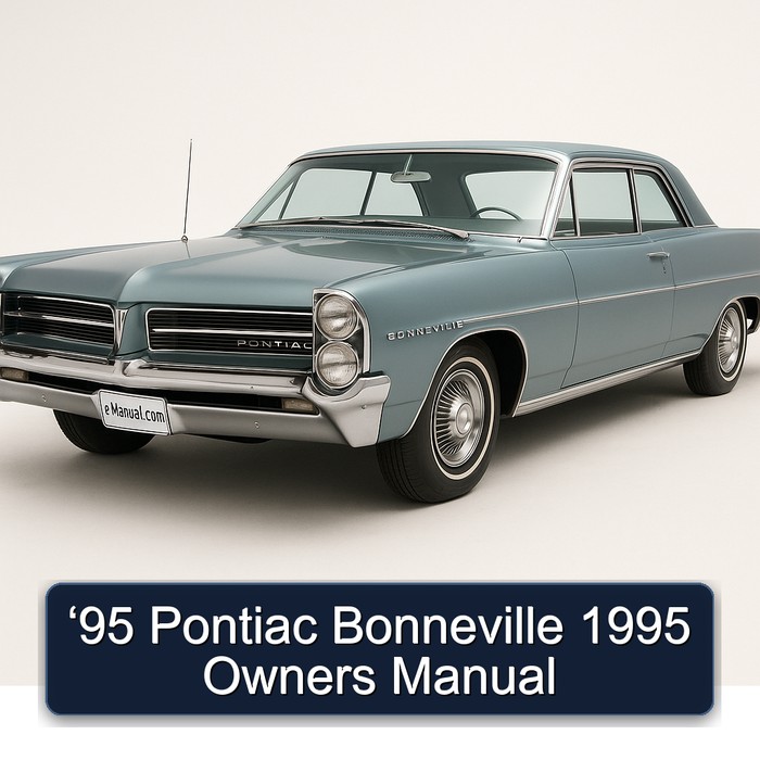 1995 Pontiac Bonneville ‘95 Owners Owner's Manual PDF