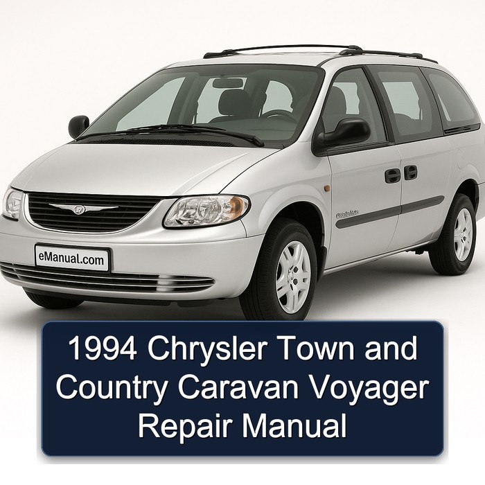 1994 Chrysler Town And Country Caravan Voyager Service Repair Workshop Manual PDF