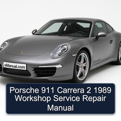 1989 Porsche 911 Carrera 2 Service Repair Workshop Manual PDF