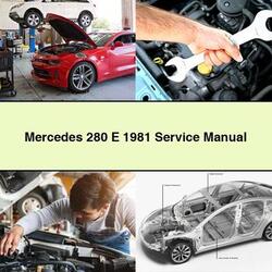1981 Mercedes 280 Service Repair Workshop Manual PDF