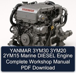 Yanmar 3ym30 3ym20 2ym15 Marine Diesel Engine Service Repair Workshop Manual PDF