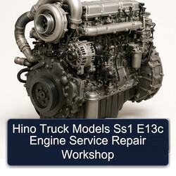 Hino E13C Truck Models SS1 Engine Service Repair Workshop Manual PDF