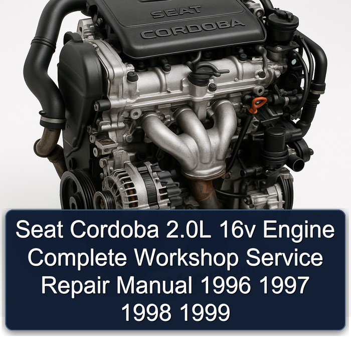 1996-1999 Seat Cordoba 2.0l 16V Engine Service Repair Workshop Manual PDF