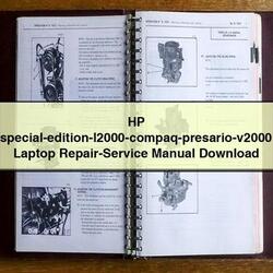 HP Special-edition-l2000-compaq-presario-v2000 Laptop Service Repair Workshop Manual PDF