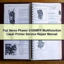 Fuji Xerox Phaser 3100MFP Multifunction Laser Printer Service Repair Workshop Manual PDF