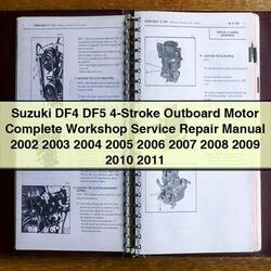 2002-2011 Suzuki Df4, DF5 4-stroke Outboard Motor Service Repair Workshop Manual PDF