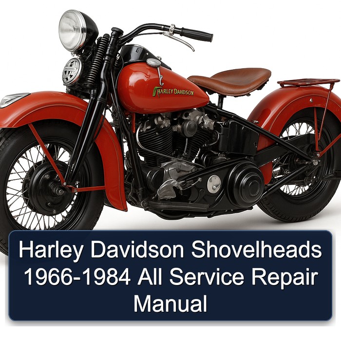 1966-1984 Harley Davidson Servi Car Shovelheads - All Service Repair Workshop Manual PDF