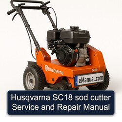 Husqvarna SC18 Sod Cutter Service Repair Workshop Manual PDF