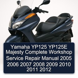 2005-2012 Yamaha Majesty YP125 YP125E Service Repair Workshop Manual PDF